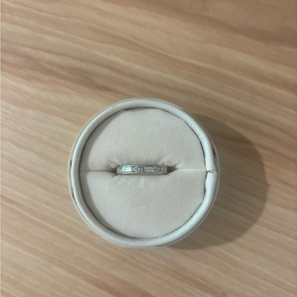 Platinum & Diamond Wedding Band